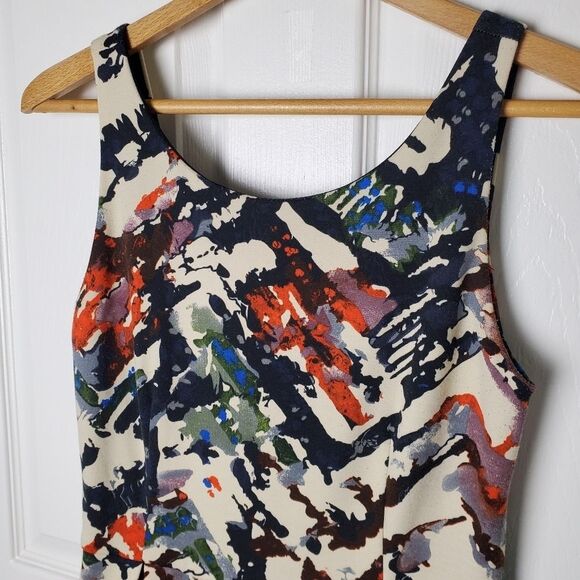 Anthropologie Maeve Capelle Flare Dress Size Small - Picture 4 of 8